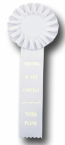 TR173FT1 Measures 3.5 X 10 inches Field Trial or Dog Show Rosette Ribbon 