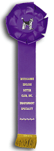 TR84FT1 Measures 4 X 12 inches Field Trial or Dog Show Rosette Ribbon 