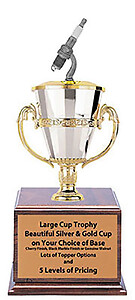 CF2813-SP Your choice of Gold or Silver Spark Plug Cup Trophies