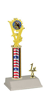R2 Squirrel Hunt Trophy with a single round column and trim.