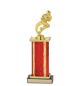 S1 Series Running Back Breaking Loose Football Trophies 8 - 18 inches tall