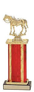 S1-702GSH Western Horse Saddled Trophies of 8