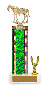 S2-702GSH Western Horse Saddled Trophies of 8