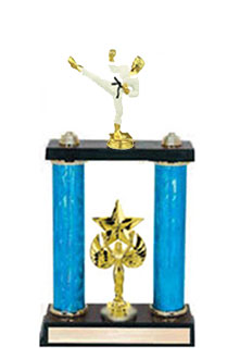 2P Martial Arts Trophies 18 to 28 inches tall