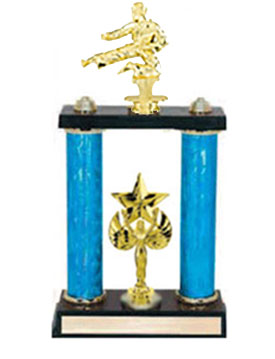 2P Martial Arts Trophies 18 to 28 inches tall