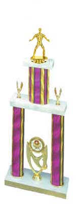 Boxing Trophies, Wrestling Trophies, 2DPS Double Post Stacked Trophies