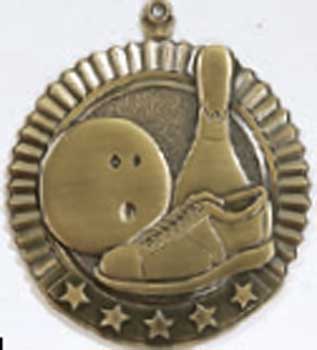 A Big Bowling Medal