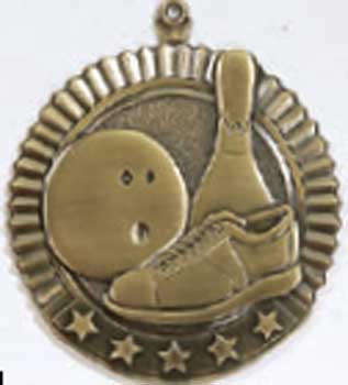 A Big Bowling Medal