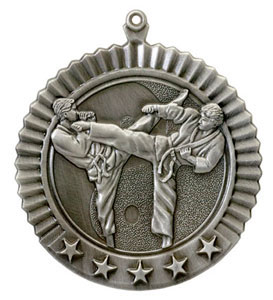 36623 Male Martial Arts Medal with Six Pricing Options