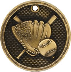 3D201 Baseball Medal with Six Pricing Options