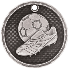 3D210SC Medal with your choice of neck ribbon colors.