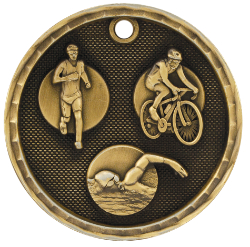3D215 Triathlon Medal