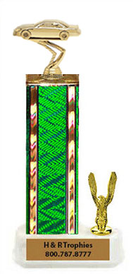 S2 Stock Car Trophies, Choose from 3 Toppers and 8