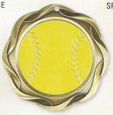 45020 Fusion Softball Medals 