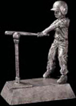 Girl's T-Ball Resin Trophy Statue 50828