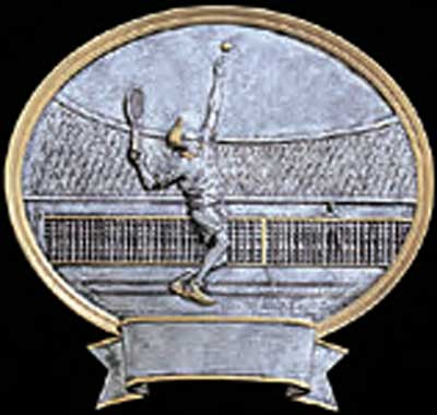 Men's Tennis Plaque has Two Options