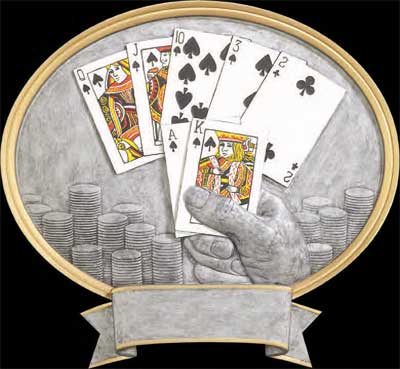 Poker Plaque Texas Hold'em