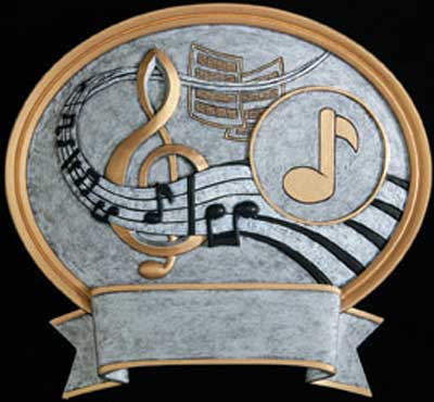 Legend Oval Music Plaque