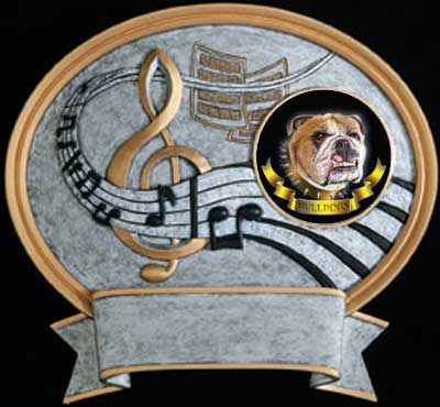 Legend Oval Music Plaque