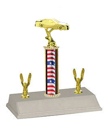 R3 Stock Car Trophies, Choose from 3 Toppers and 8