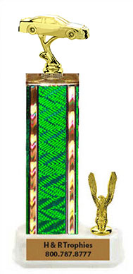 S2 Stock Car Trophies, Choose from 3 Toppers and 8