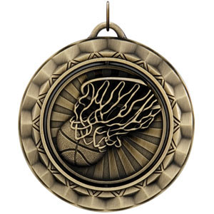 SP311 Spinning Basketball Medal with Six Pricing Options