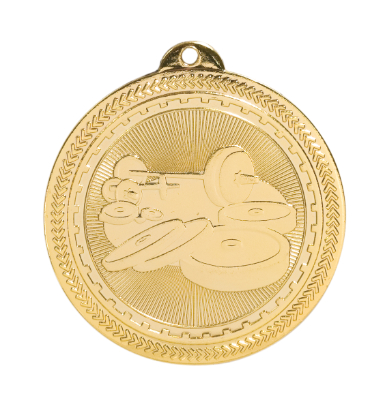 BL221 Weightlifter Medal with Six Pricing Options