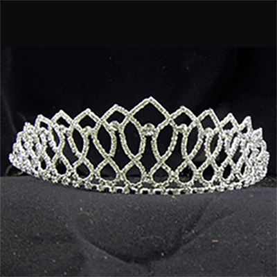 2 1/2 Inch Rhinestone Queen Tiara RZH042