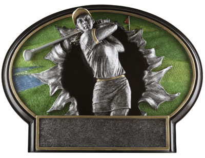 Resin Golf Plaques for Women