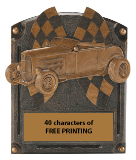 54733 Hot Rod Plaque