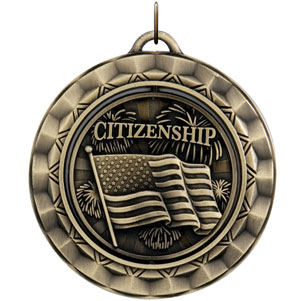 SP394 Spinning Citizenship Medal