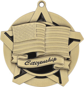 43023 Citizenship Medals with Six Pricing Options as low as $1.40