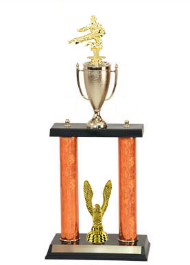 Martial Karate Trophies, 24 to 36 inches tall