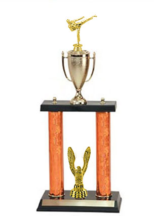 Martial Karate Trophies, 24 to 36 inches tall