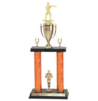 Boxing Trophy, Wrestling Trophy, 2DPC Double Post Cup Trophies