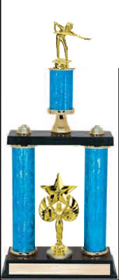 Billiard Double Post Trophy, 2PDS