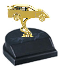 BF Dirt Car Trophies with 2 Topper Options