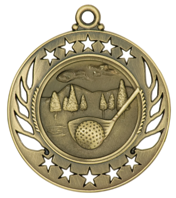 GM105 Golf Medal with Six Pricing Options