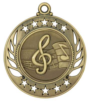 GM108 Music Medal with Six Pricing Options