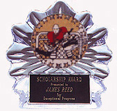 Flame Ice Hockey Trophy