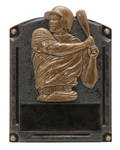 Legend of Fame Baseball Plaque