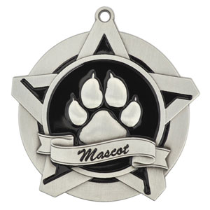 43025 Paw Print Medal with Neck Ribbons