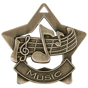 XS212 Music Star Medal with Six Pricing Options