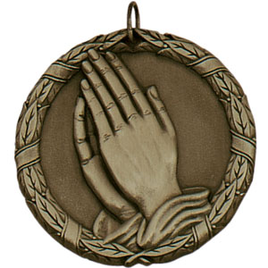 XR277 Praying Hands Medals with Six Pricing Options
