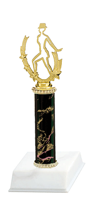 R1 Dance Trophies 8 to 18 inches tall.
