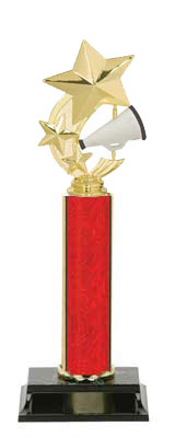 Cheerleading Trophies with Single Column