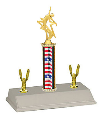 R3 Dance Trophies with double trim