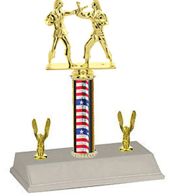 R3-80965 Female Karate Trophy. Choose heights of 8