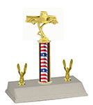 Car Show Trophies, Double Trim Added R3