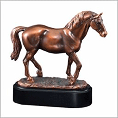 Equestrian Horse Resin Lipizzaner